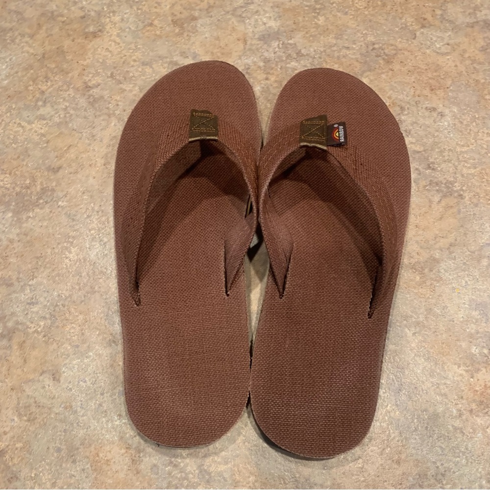 Rainbow Flip Flops